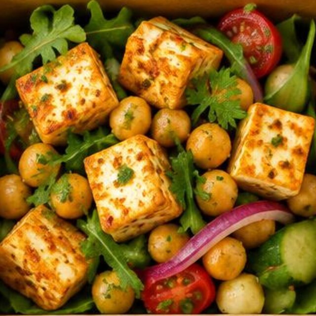 Paneer & Chana Salad